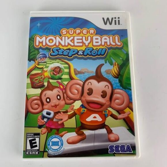 Nintendo Wii Game super monkey ball Step & Roll - Picture 1 of 4